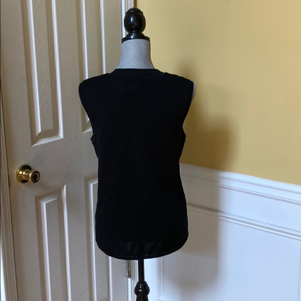 Black Sweater Tank - Picture 5 of 5